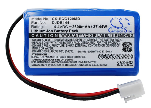 Cmics DJDB DJDB1200 ECG-11D Medical Replacement Battery