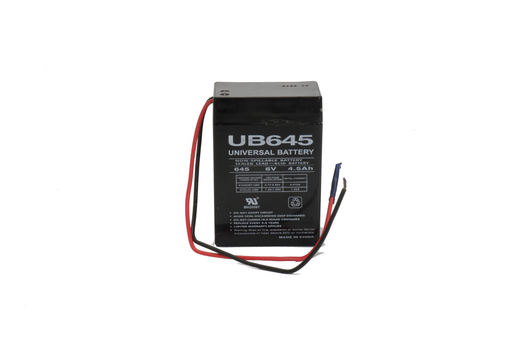 UPG 6V 4.5Ah Sealed Lead Acid - AGM - VRLA Battery - WL