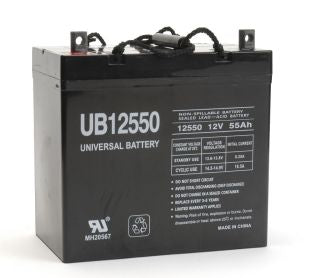 UPG 12V 55Ah Sealed Lead Acid - AGM - VRLA Battery - Z1 - + On Left