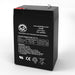 JohnLite SL-0096 6V 4.5Ah Emergency Light Replacement Battery