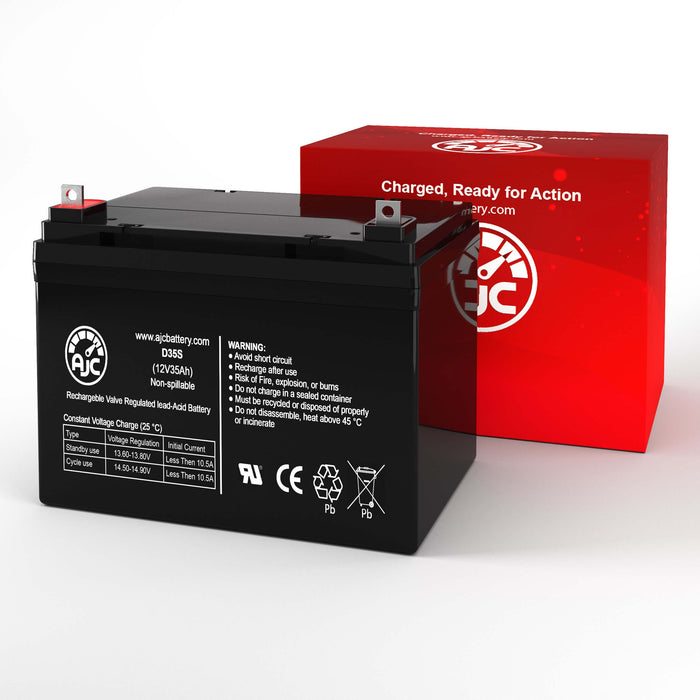 Volcano KB6100 12V 35Ah Sealed Lead Acid Replacement Battery-2