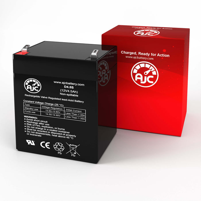 Portalac GS PE412R 12V 4.5Ah Emergency Light Replacement Battery-2