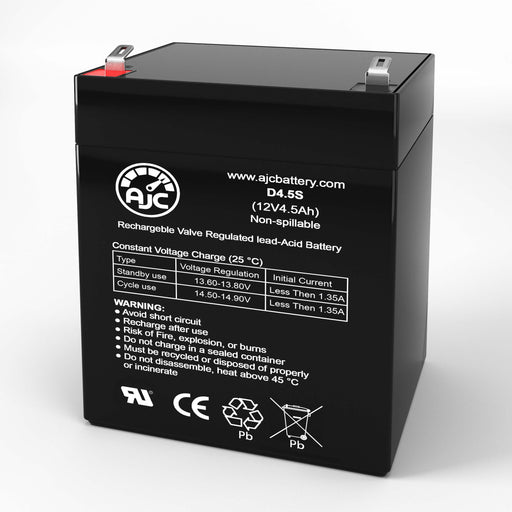 FirstPower FP1245A 12V 4.5Ah Sealed Lead Acid Replacement Battery