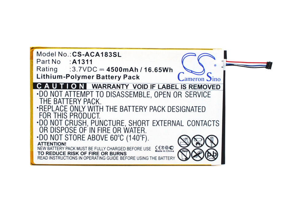 Acer A1-830 A1-830-2Csw-L16T Iconia A1-830-25601G01nsw Iconia Tab 8 Tablet Replacement Battery-5