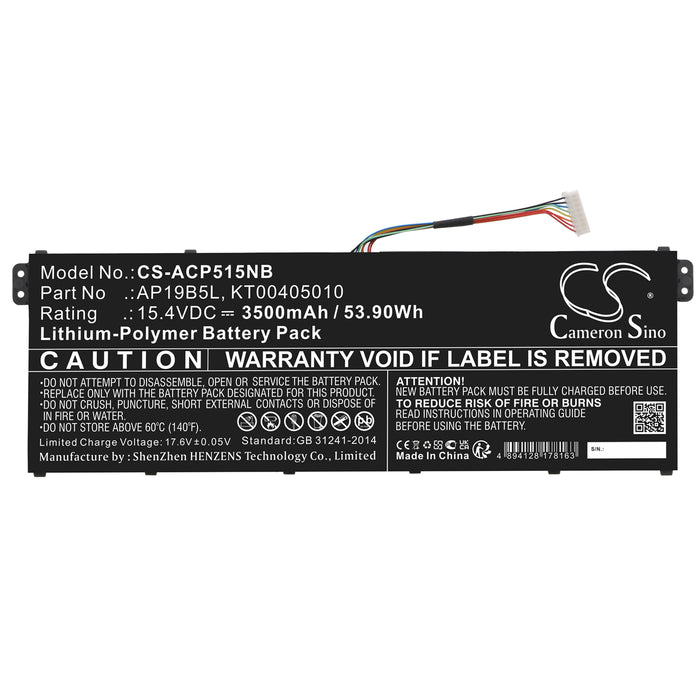 Acer A515-43-R19L Aspire 5 A515-43 Aspire 5 A515-43-DDR4 Aspire 5 A515-43-R057 Aspire 5 A515-43-R0B6 Aspire 5  Laptop and Notebook Replacement Battery