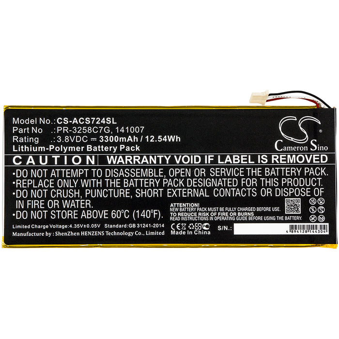 Acer A1-734 Iconia Talk S Tablet Replacement Battery-3