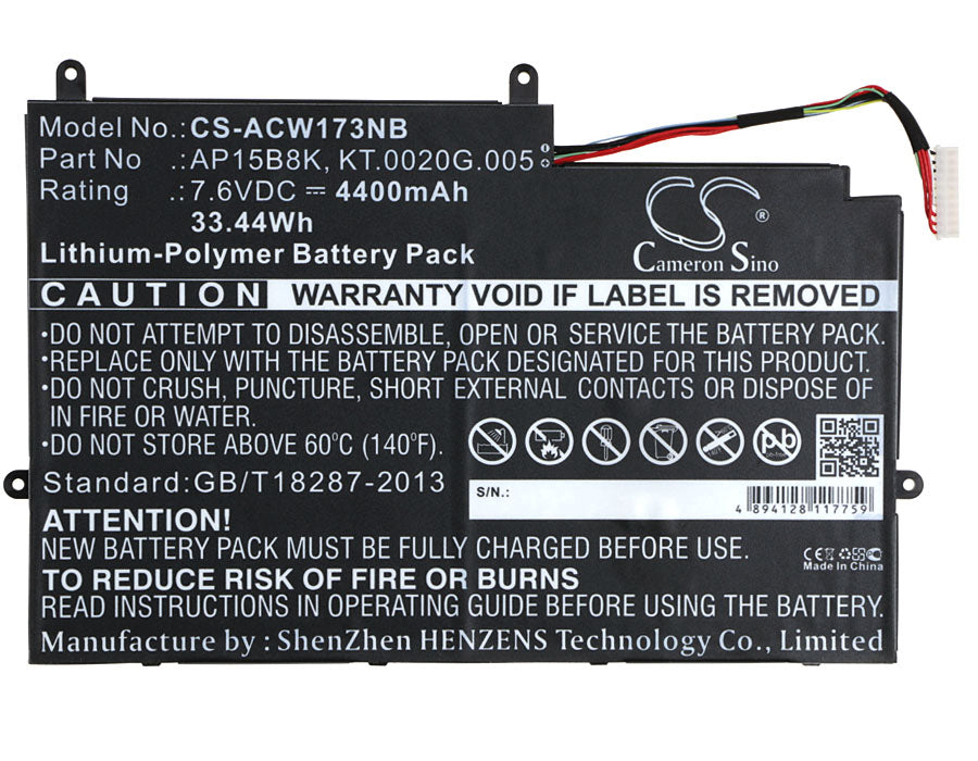 Acer Aspire Switch 11 SW5-173 Aspire Switch 11 SW5-173P SW5-173 SW5-173-632W Switch 11 Laptop and Notebook Replacement Battery-5