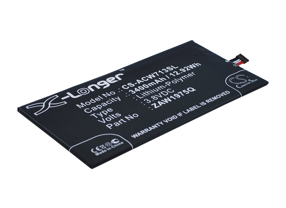 Acer A1-713 A1-713HD Iconia Tab 7 Tablet Replacement Battery-2