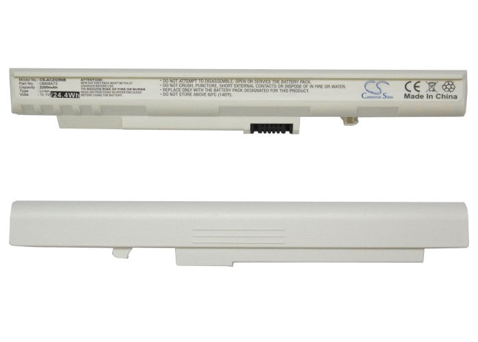 Acer Aspire One Aspire One 531H Aspire One 531H-1440 Aspire One 531H-1766 Aspire One 571 Aspire  2200mAh White Laptop and Notebook Replacement Battery-5