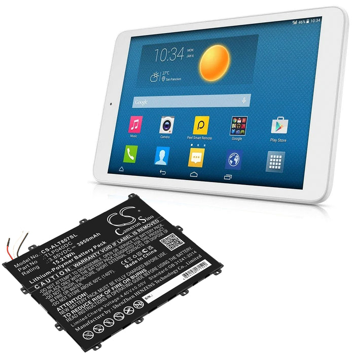 Alcatel One Touch Pixi 3 8 OT-8070 Tablet Replacement Battery-5