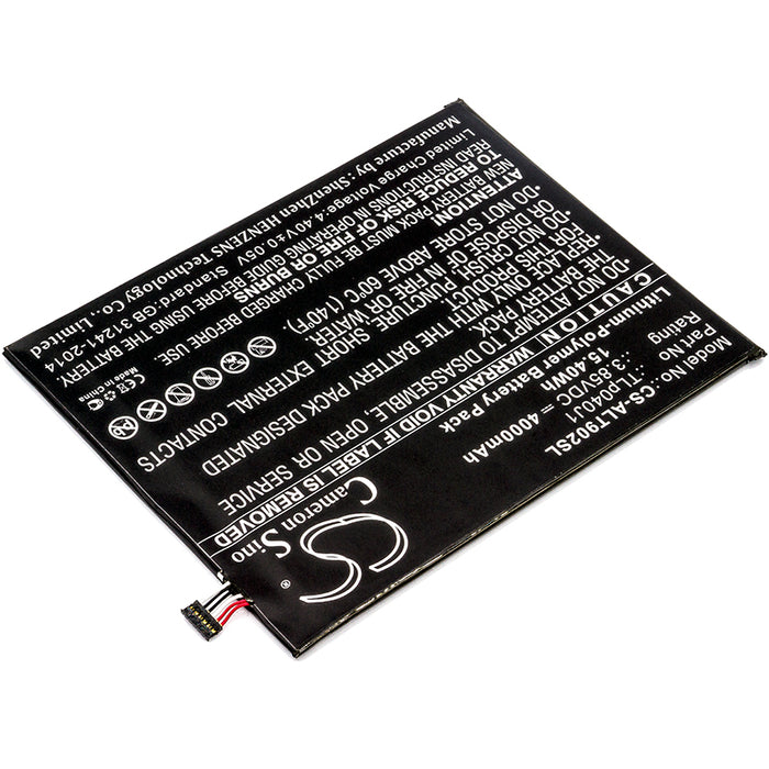 Alcatel 8082 9024W 9029Z A30 Tablet A30 Tablet 4G LTE Joy Tab Tablet Replacement Battery-2