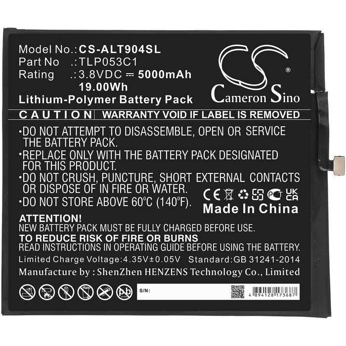 Alcatel OT-5007S Tablet Replacement Battery-3