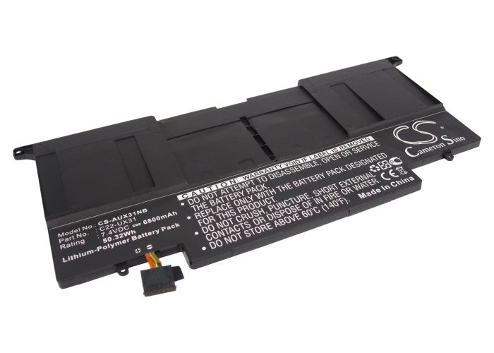 Asus UX31 UX31 Ultrabook UX31A UX31A Ultrabook UX31A-1A UX31A-2A UX31A-2D UX31A-R4004H UX31E UX31E Ultrabook U Laptop and Notebook Replacement Battery-2