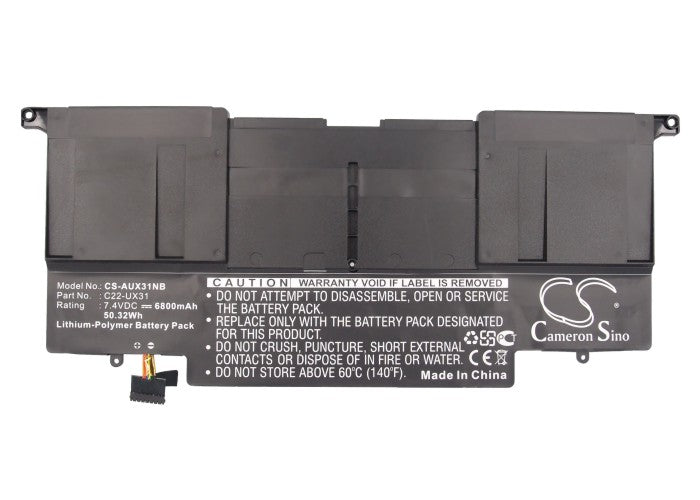 Asus UX31 UX31 Ultrabook UX31A UX31A Ultrabook UX31A-1A UX31A-2A UX31A-2D UX31A-R4004H UX31E UX31E Ultrabook U Laptop and Notebook Replacement Battery-5