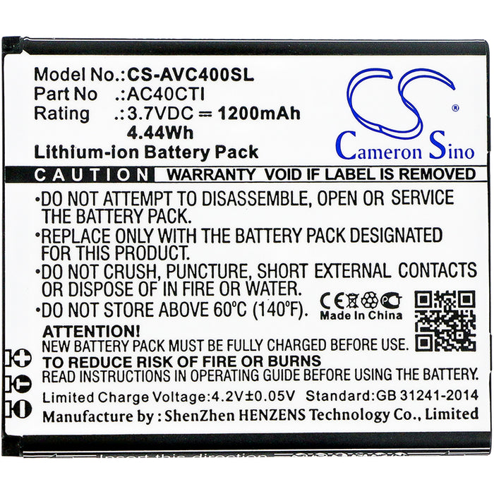 Archos 40C Titanium Mobile Phone Replacement Battery-3