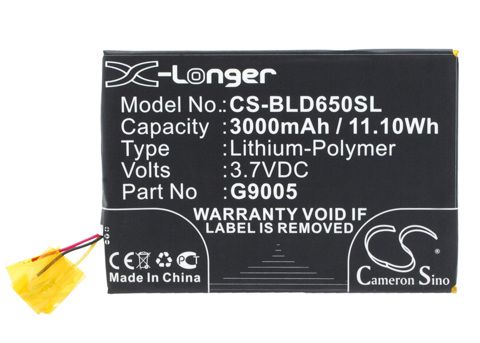 BLU D650 D650A D650i D651 D651L D651U Studio 6.0 S Replacement Battery-main