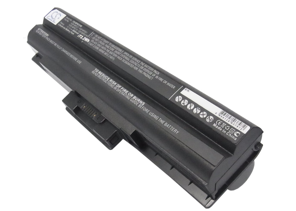 Sony AIO VPCF11JFX B VAIO VPCF11M1E  Black 6600mAh Replacement Battery-main