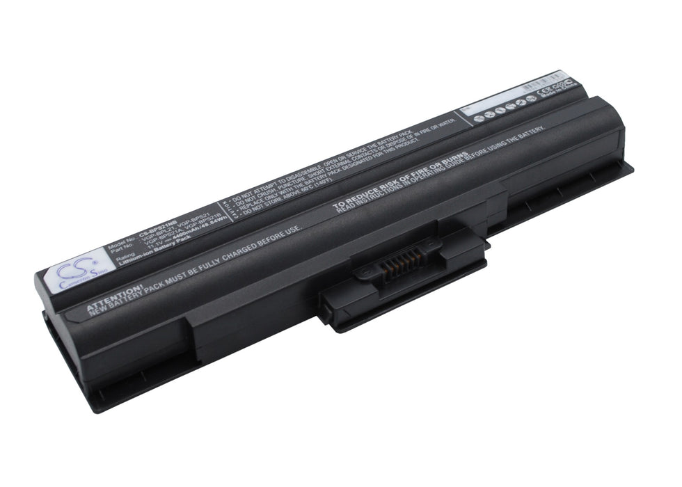 Sony AIO VPCF11JFX B VAIO VPCF11M1E PCG-61411L PCG-81113L PCG-81114L PCG-81115L PCG-81214L PCG-8 4400mAh Black Laptop and Notebook Replacement Battery-2