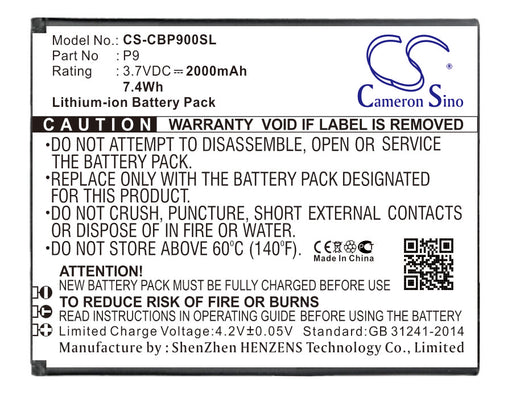 Cubot P9 Replacement Battery-main