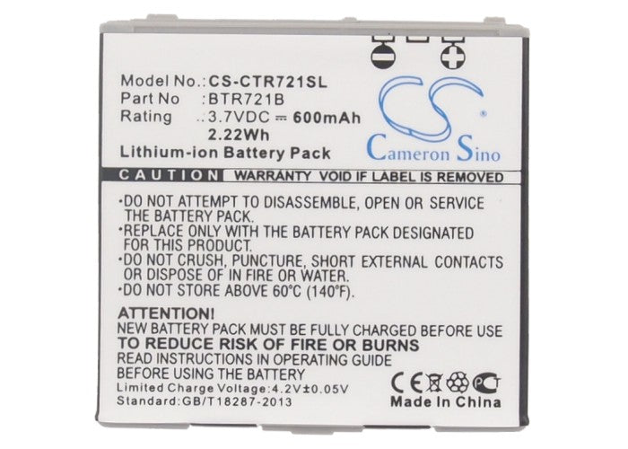 Casio C721 Mobile Phone Replacement Battery-5