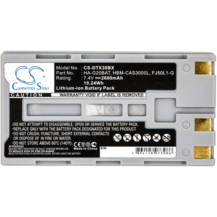 Casio DT-X30 DT-X30G DT-X30GR-30C IT-9000 2600mAh Replacement Battery-3