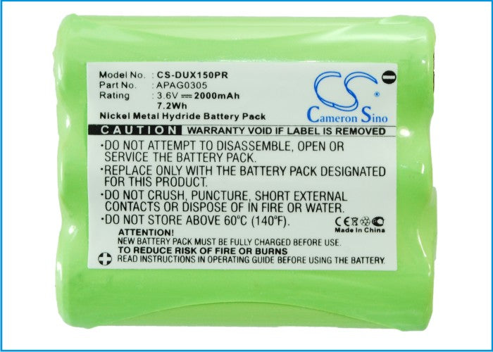 Duracom 48312 9094 I9XTP150 Pager Replacement Battery-5