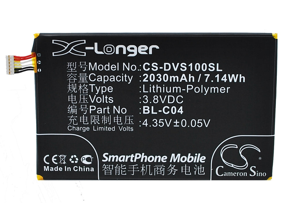 Doov S2X Mobile Phone Replacement Battery-5
