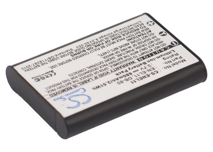 Sanyo Xacti DMX-E10 Xacti VPC-E10 Camera Replacement Battery-2