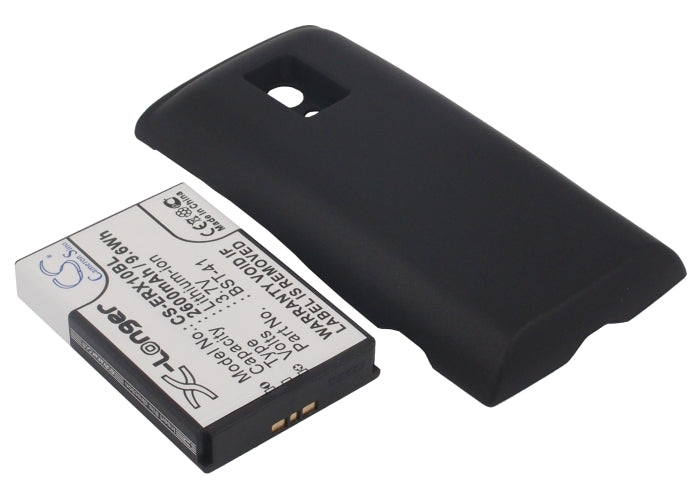 Sony Ericsson Xperia X10 Xperia X10a 2600mAh Black Mobile Phone Replacement Battery-2