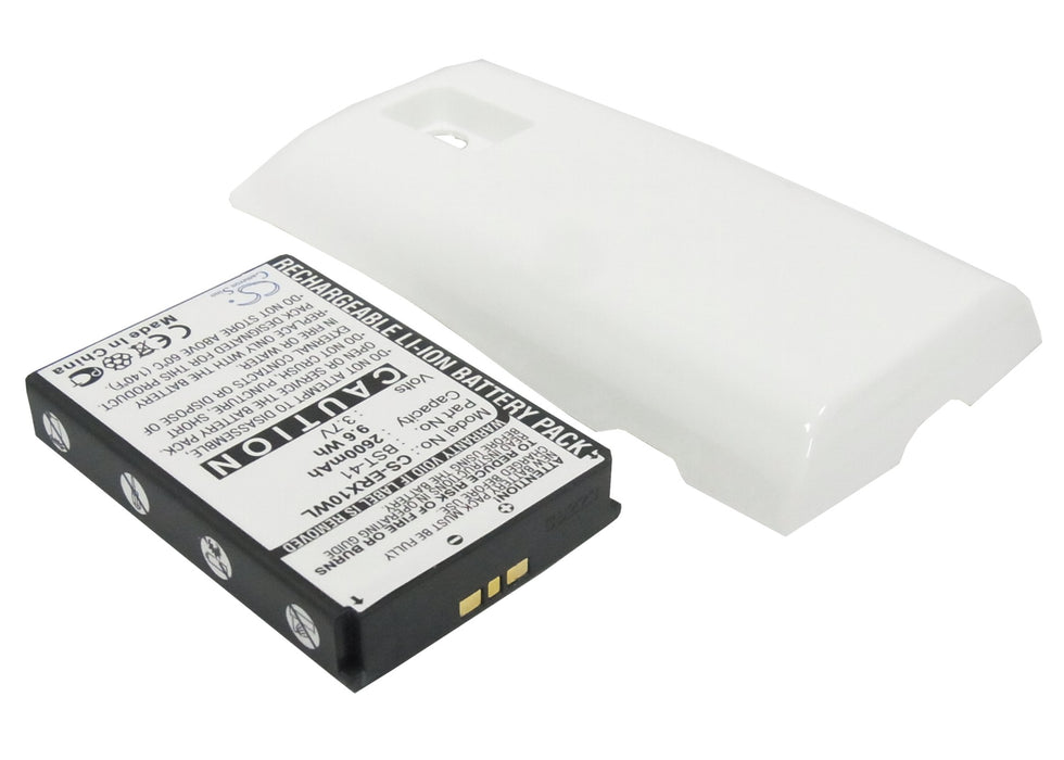 Sony Ericsson Xperia X10 Xperia X10a 2600mAh White Mobile Phone Replacement Battery-2