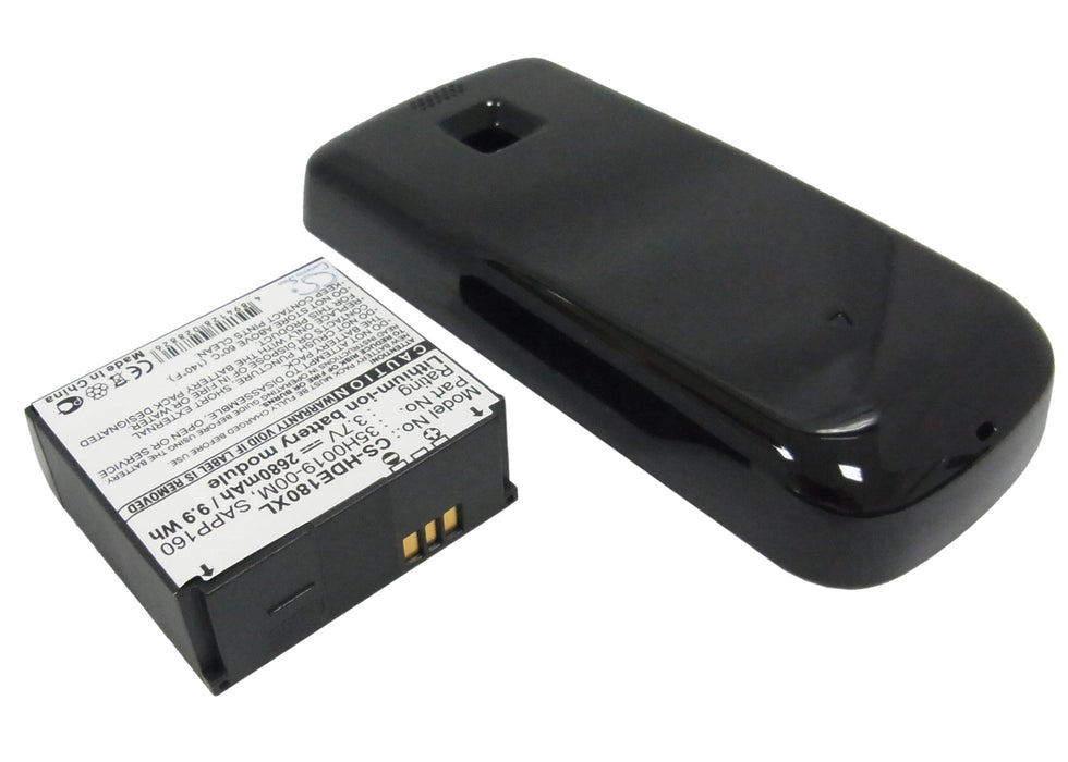 HTC A6161 Magic Pioneer Sapphire Sapphire 100 2680mAh Black Mobile Phone Replacement Battery-2
