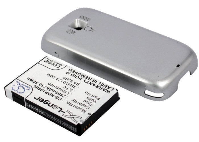 HTC RHOD100 T7373 Touch Pro 2 Touch Pro II 2800mAh Silver Mobile Phone Replacement Battery-2