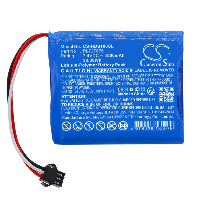 Hantek DSO-1062B DSO-1202B DSO-1202S Survey Multimeter and Equipment Replacement Battery