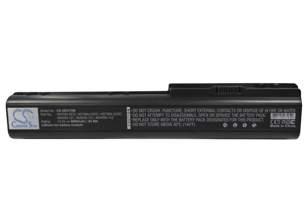 HP Pavilion DV7 Pavilion dv7- 1128ca Pavilion dv7 Series Pavilion dv7 CT Pavilion DV7-1000 Pavilion dv 6600mAh Laptop and Notebook Replacement Battery-5