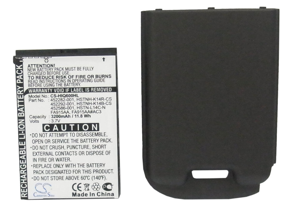 HP iPAQ 600 iPAQ 610 iPAQ 610c iPAQ 612 iPAQ 612c iPAQ 614 iPAQ 614c Mobile Phone Replacement Battery-5