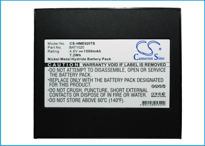 HME 1020 920 BE-128 Headphone Replacement Battery-5