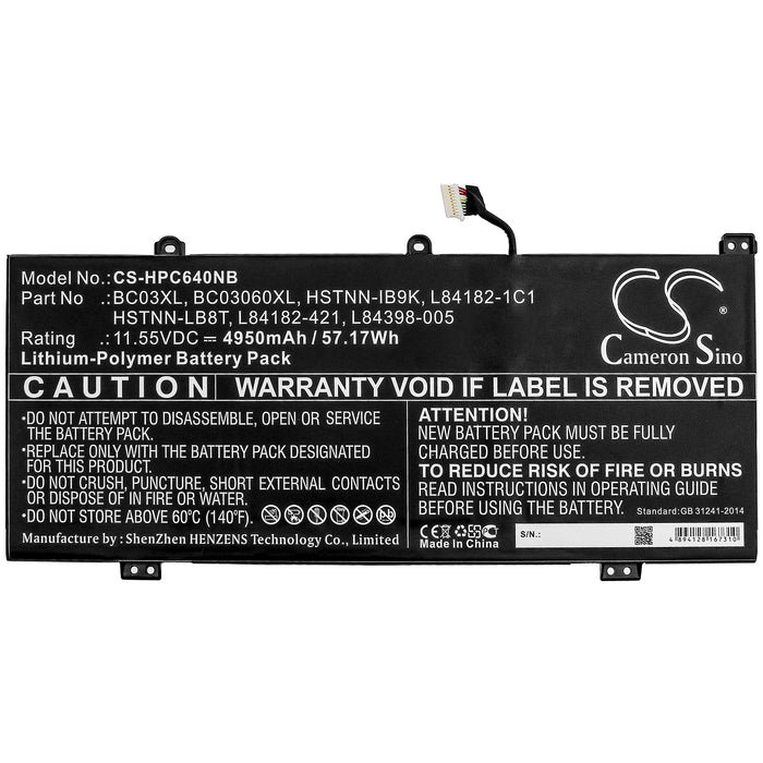 HP Chromebook X360 14C Chromebook X360 14C-CA0053DX Pro C640 Chromebook Laptop and Notebook Replacement Battery-3