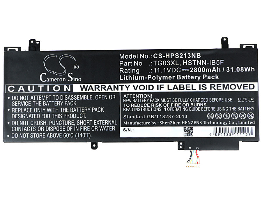 HP Split X2 13-F Split X2 13-F010DX Laptop and Notebook Replacement Battery-5