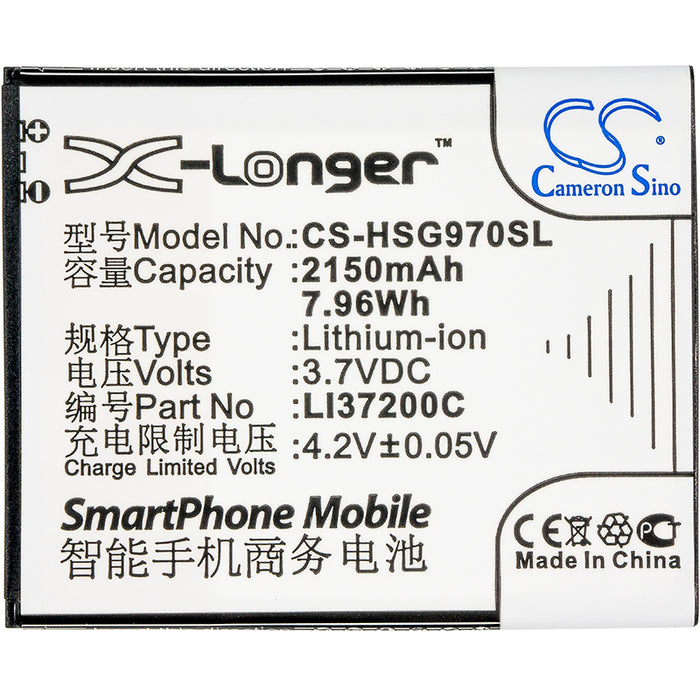 Hisense E968 EG970 HS-E968 HS-EG970 HS-T968 HS-T970 HS-U966 HS-U970 T970 U966 U970 Mobile Phone Replacement Battery-3