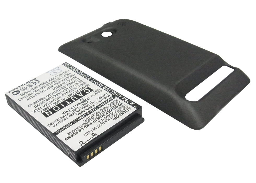 HTC A9292 EVO 4G Supersonic 2200mAh Black Mobile Phone Replacement Battery-2