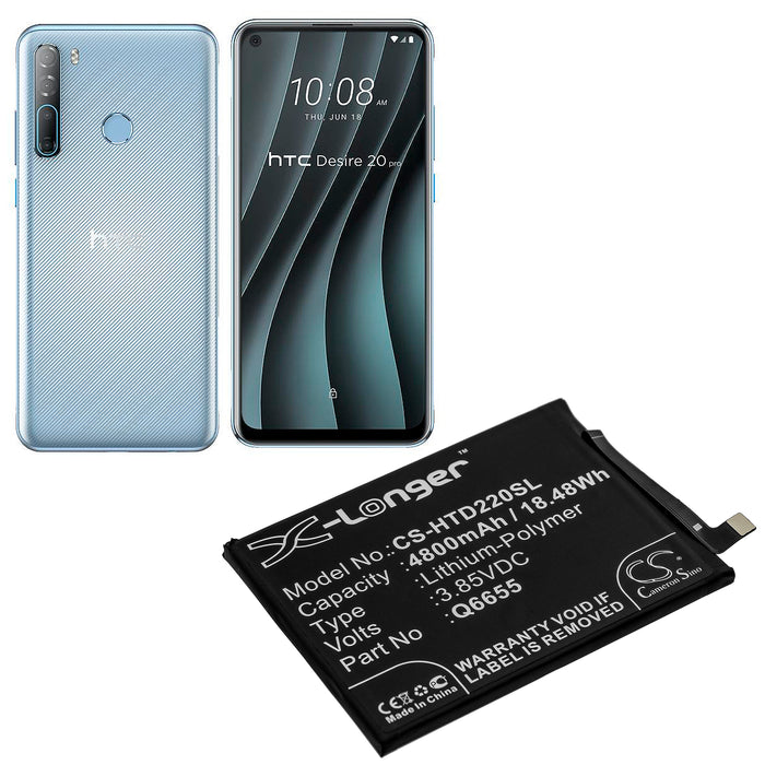 HTC Desire 20 Pro Mobile Phone Replacement Battery-5
