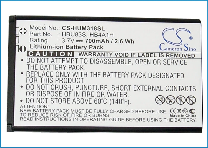 Consumer Cellular Envoy U3900 700mAh Mobile Phone Replacement Battery-5