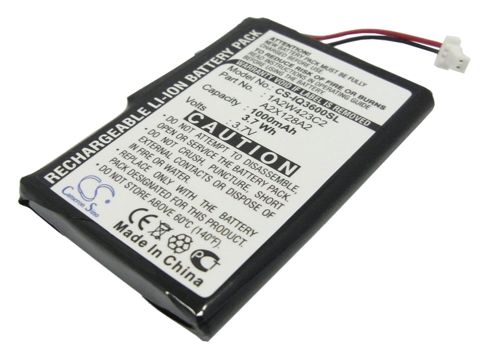 Garmin iQue 3200 iQue 3600 iQue 3600a 1000mAh Replacement Battery-main