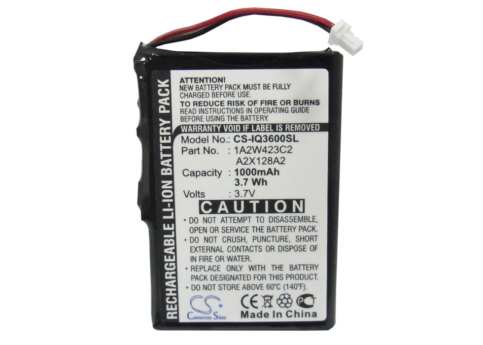 Garmin iQue 3200 iQue 3600 iQue 3600a 1000mAh GPS Replacement Battery-5
