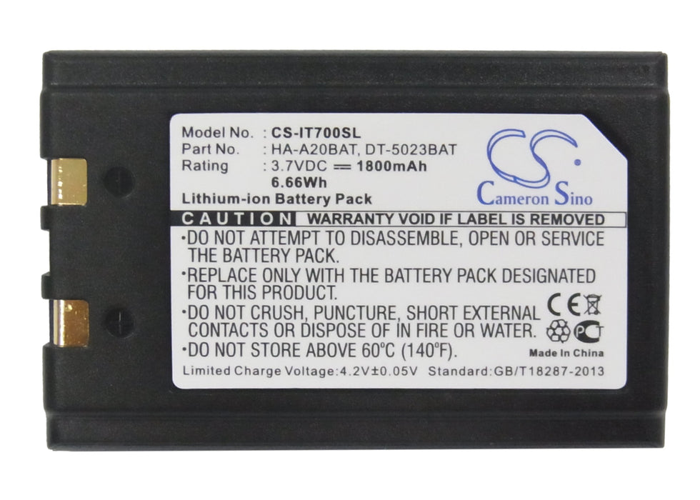 Unitech HT660 PA600 PA950 PA966 PA967 PA97 1800mAh Replacement Battery-5