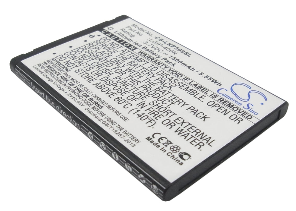 LG LS670 LW690 MS690 Optimus M Optimus P500 Optimu Replacement Battery-main