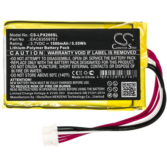 LG XBOOM Go PL2 Speaker Replacement Battery-3