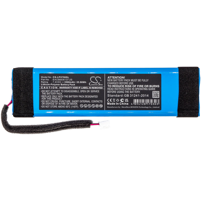 LG XBOOM Go PL7 Speaker Replacement Battery-3