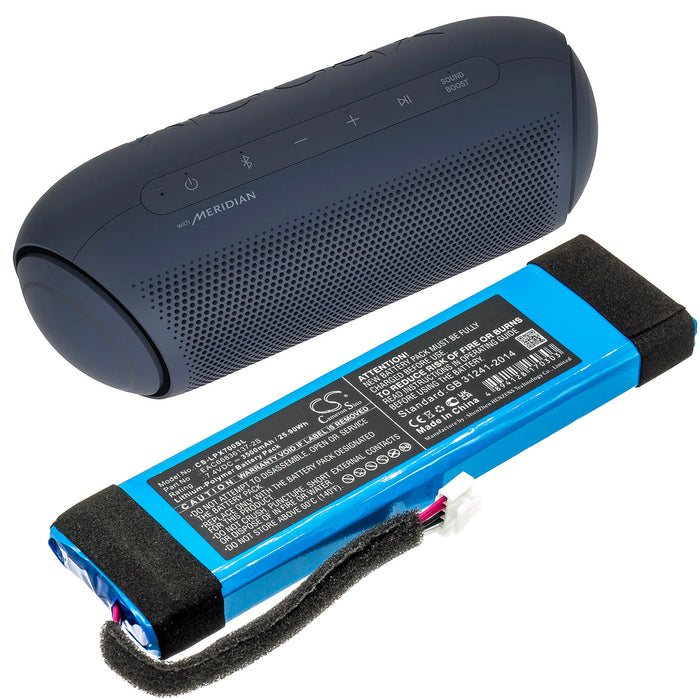 LG XBOOM Go PL7 Speaker Replacement Battery-6