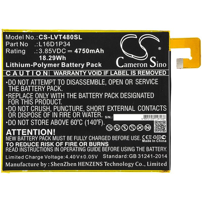 Lenovo Tab4 8 Tab4 8 Plus TB-8504N TB-8504X TB-8704X Tablet Replacement Battery-3